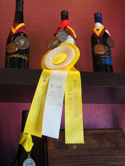 Wine competition ribbons